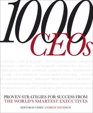 Book cover of 1000 Ceos by Andrew     Davidson, Marshall Goldsmith (Contrib.), Steve Coomber (Contrib.), Marjan Bolmeijer (Contrib.)