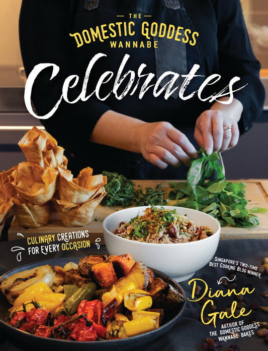 Book cover of The Domestic Goddess Wannabe Celebrates by Diana Gale