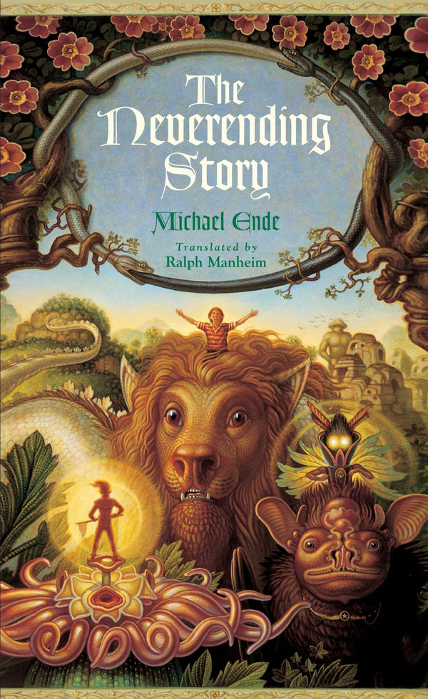Book cover of The Neverending Story by Michael Ende, Ralph Manheim (Trans.), Roswitha Quadflieg (Illus.)
