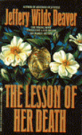 Book cover of The Lesson Of Her Death by Jeffery Deaver