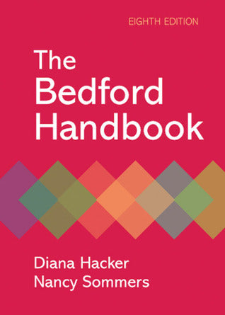 Book cover of The Bedford Handbook by Diana Hacker, Nancy Sommers