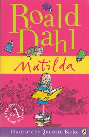 Book cover of Matilda by Roald Dahl