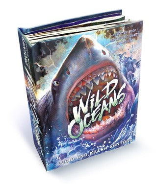 Book cover of Wild Oceans: A Pop-Up Book With Revolutionary Technology by Lucio Santoro, Meera Santoro