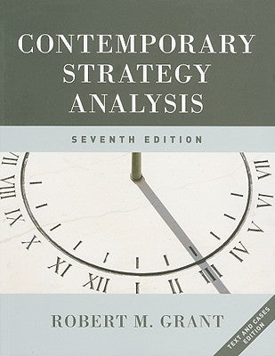 Book cover of Contemporary Strategy Analysis And Cases: Text And Cases by Robert M. Grant