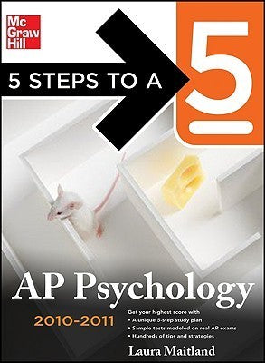 Book cover of 5 Steps to a 5 AP Psychology, 2010-2011 Edition by Laura Lincoln Maitland