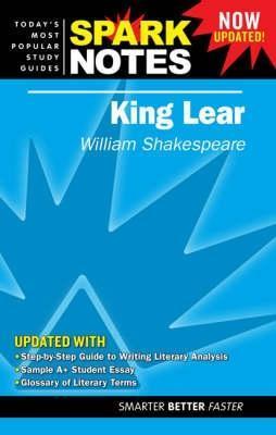 Book cover of King Lear by SparkNotes, William Shakespeare