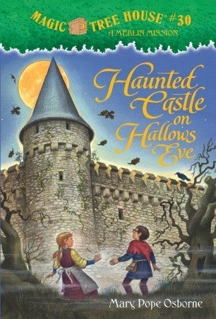 Book cover of Haunted Castle On Hallows Eve by Mary Pope Osborne, Salvatore Murdocca (Illus.)