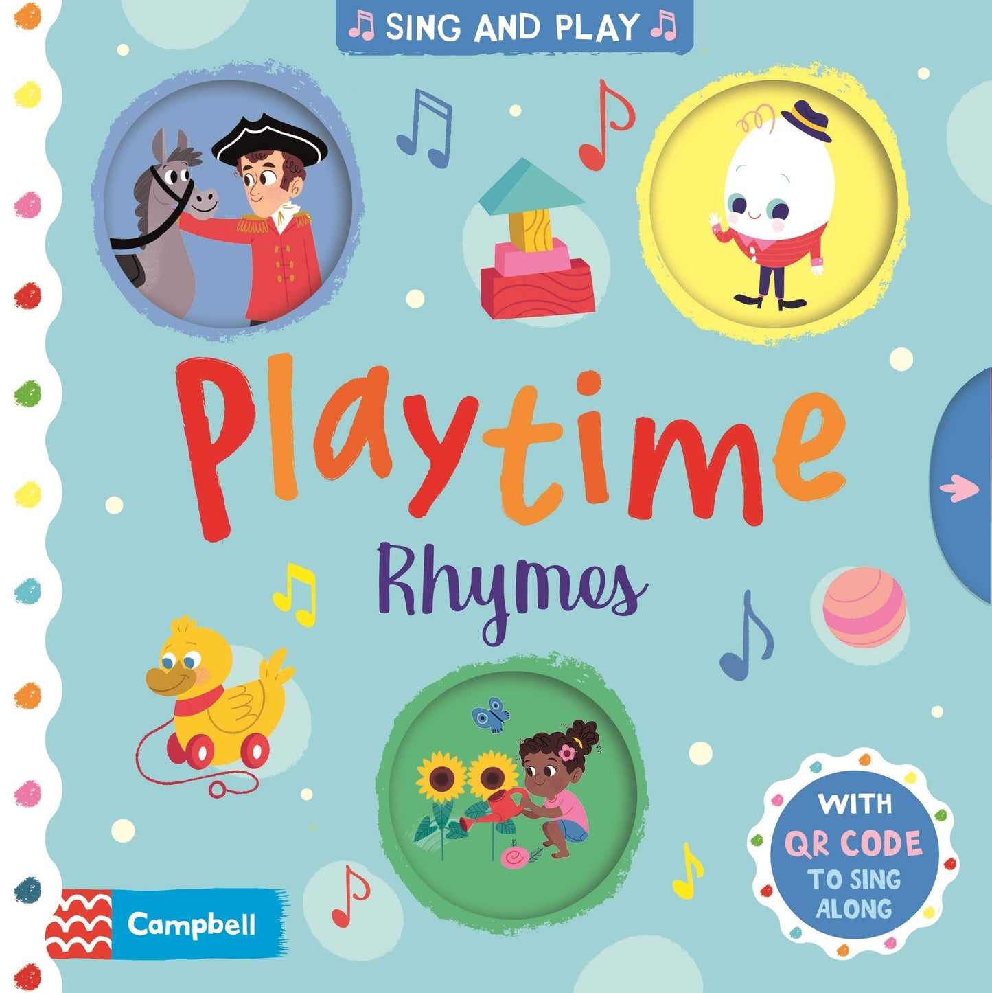 Book cover of Playtime Rhymes by Campbell Books