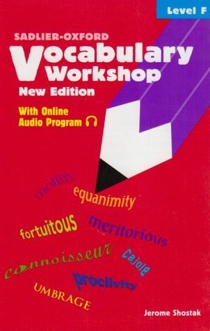 Book cover of Vocabulary Workshop: Level F by Jerome Shostak