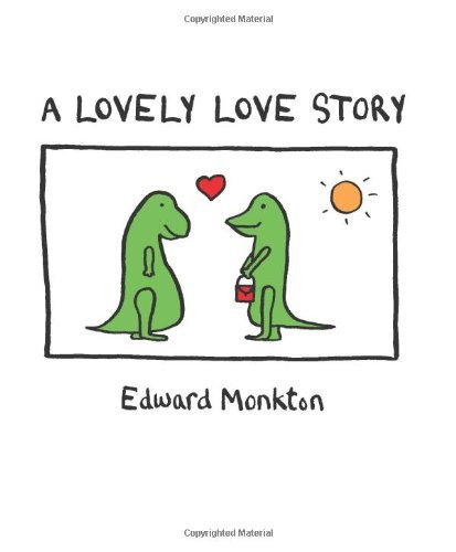 Book cover of A Lovely Love Story by Edward Monkton