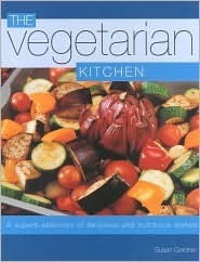 Book cover of The Vegetarian Kitchen by Susan Gardener