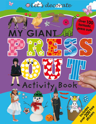 Book cover of Let's Decorate My Giant Press-Out Activity Book by Roger Priddy