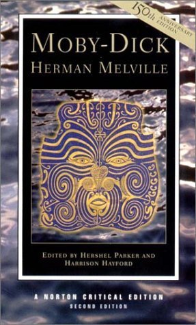 Book cover of Moby-Dick by Herman Melville, Hershel Parker (Ed.), Harrison Hayford (Ed.)
