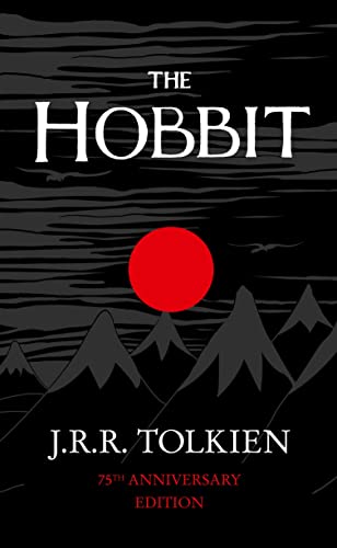 Book cover of The Hobbit by J.R.R. Tolkien