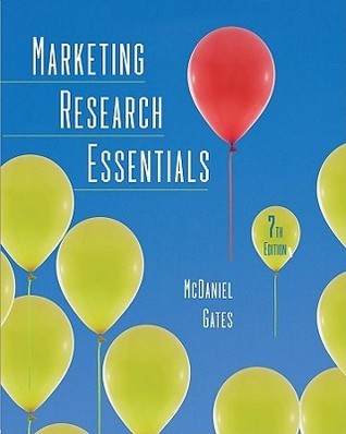 Book cover of Marketing Research Essentials by Carl D. McDaniel, Roger H. Gates