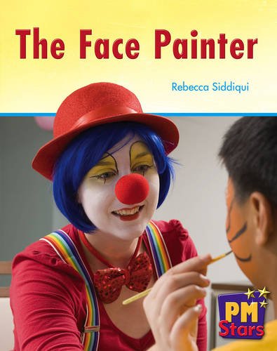 Book cover of The Face Painter PM Stars Non Fiction Blue by Bec Siddiqui