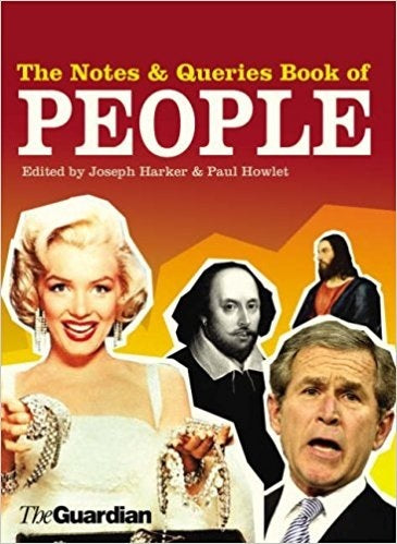 Book cover of The Notes & Queries Book of People by Paul Howlet