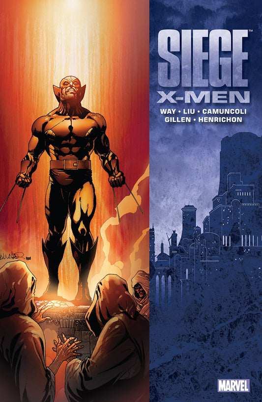 Book cover of Siege: X-Men by Daniel Way (Writer), Marjorie M. Liu (Writer), Kieron Gillen (Writer), Giuseppe Camuncoli (Illus.), Niko Henrichon (Illus.)
