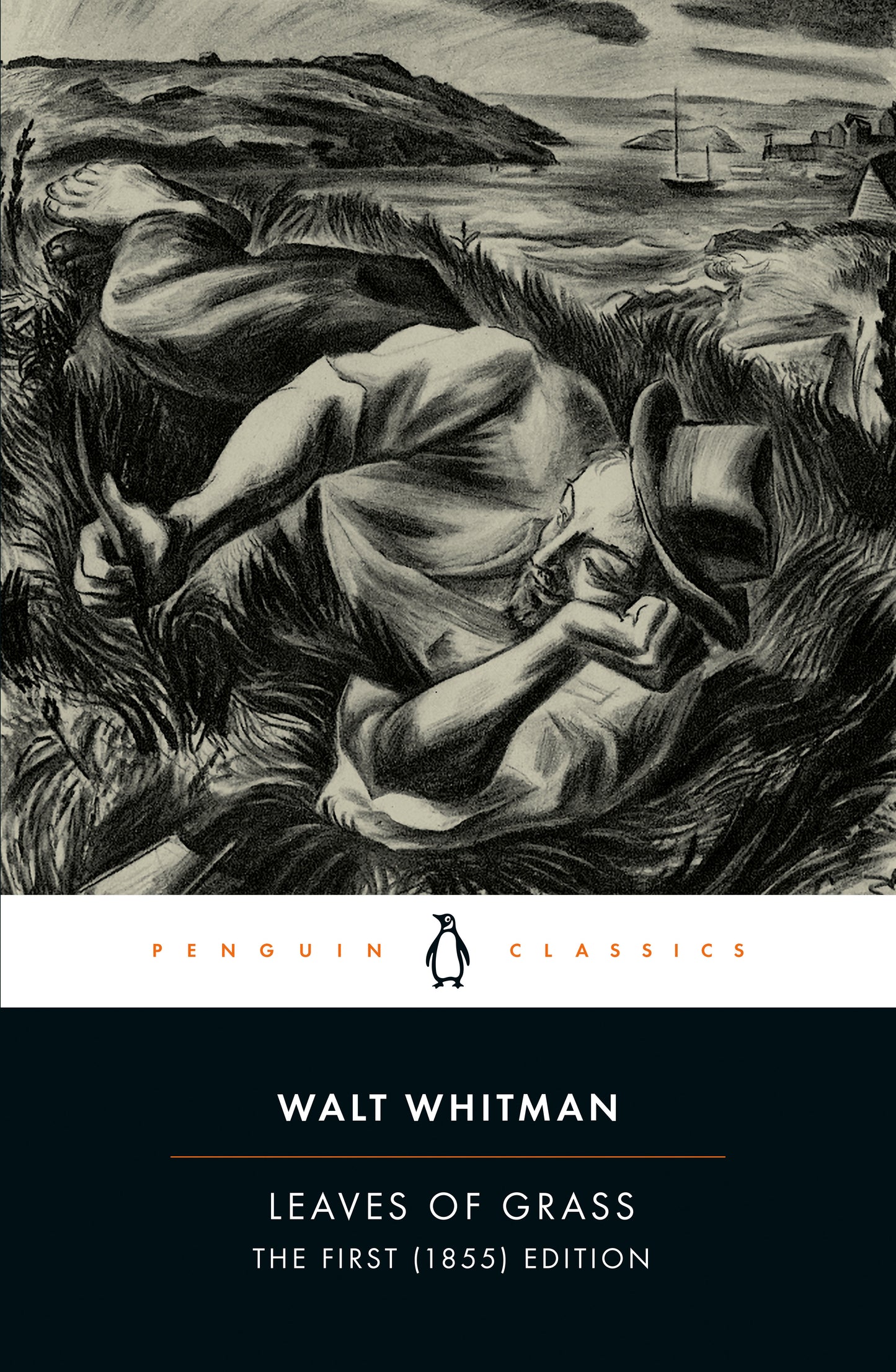 Book cover of Leaves Of Grass: The First (1855) Edition by Walt Whitman, Malcolm Cowley (Ed.)
