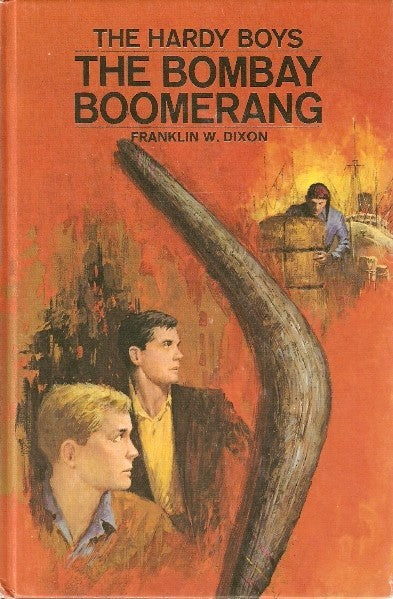 Book cover of The Bombay Boomerang by Franklin W. Dixon