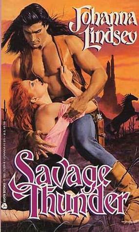 Book cover of Savage Thunder by Johanna Lindsey