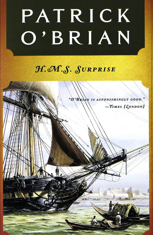 Book cover of H.M.S. Surprise by Patrick O'Brian