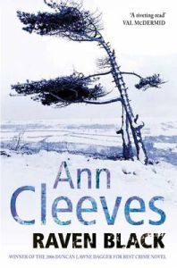 Book cover of Raven Black by Ann Cleeves