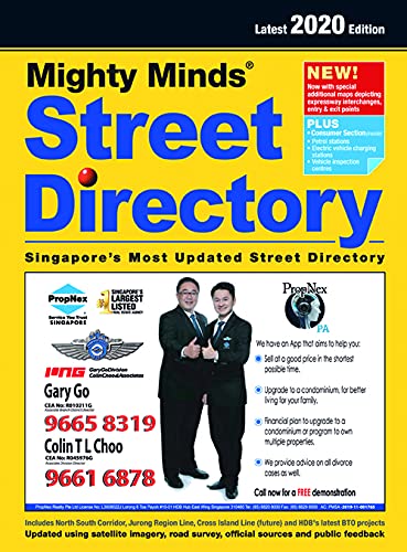 Book cover of Singapore Street Directory by Mighty Minds