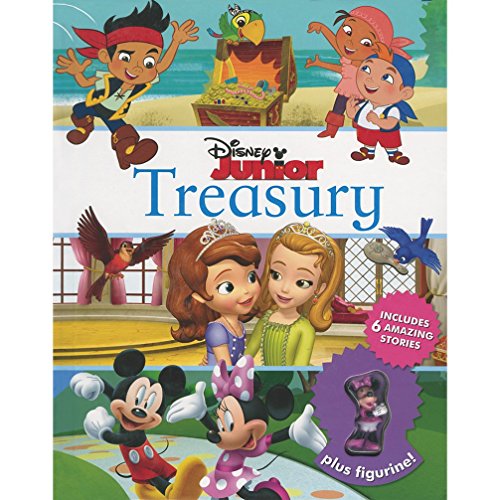 Book cover of Disney Junior Treasury: Includes 6 Amazing Stories Plus Figurine! by Na