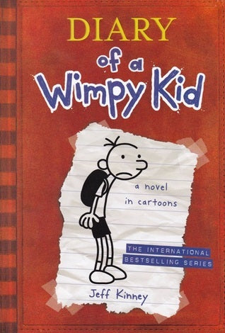 Book cover of Diary Of A Wimpy Kid by Jeff Kinney