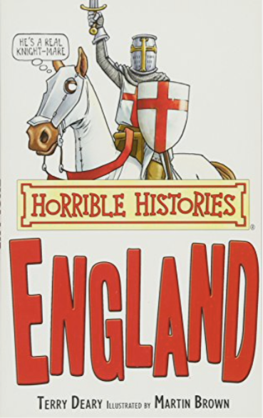 Book cover of England by Terry Deary, Martin Brown (Illus.)