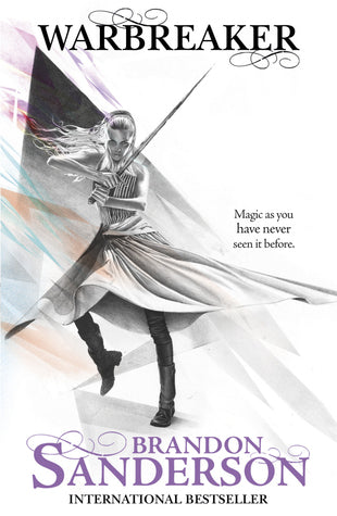 Book cover of Warbreaker by Brandon Sanderson