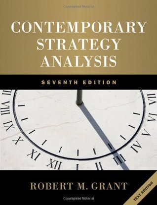Book cover of Contemporary Strategy Analysis by Robert M. Grant