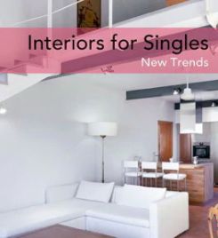 Book cover of Interior for Singles: New Trends