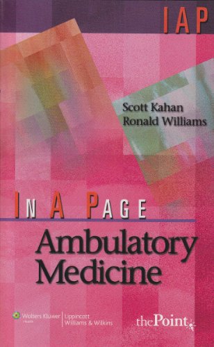 Book cover of In A Page Ambulatory Medicine by Ronald Williams (Ed.)