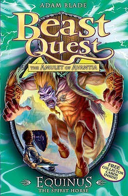 Book cover of Equinus The Spirit Horse by Adam Blade