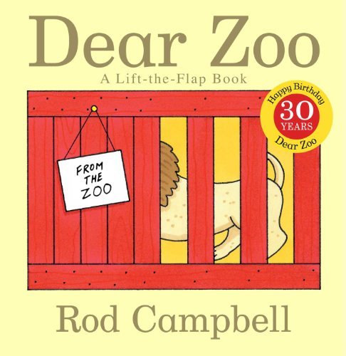 Book cover of Dear Zoo: A Lift-The-Flap Book by Rod Campbell