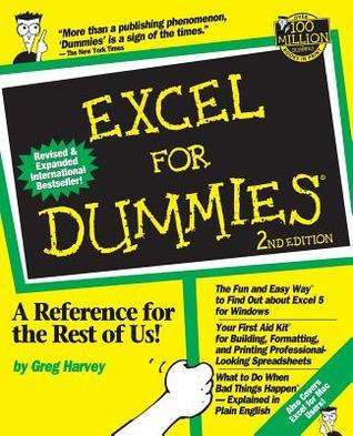 Book cover of Excel For Dummies by Greg Harvey