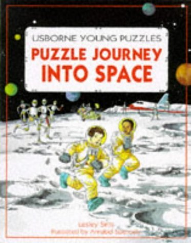 Book cover of Puzzle Journey Into Space by Lesley Sims, Rebecca Heddle