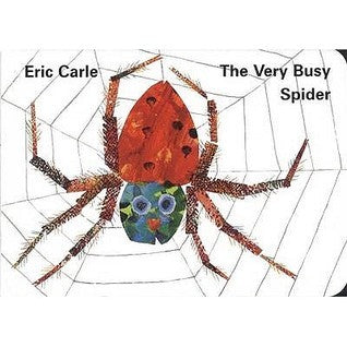 Book cover of The Very Busy Spider by Eric Carle