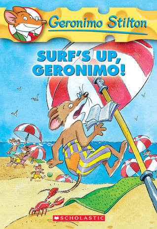 Book cover of Surf's Up, Geronimo! by Geronimo Stilton