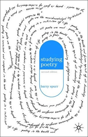 Book cover of Studying Poetry by Barry Spurr