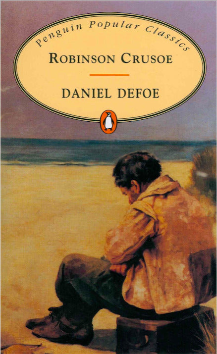 Book cover of Robinson Crusoe by Daniel Defoe