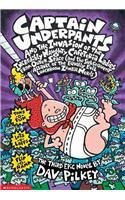Book cover of Captain Underpants And The Invasion Of The Incredibly Naughty Cafeteria Ladies From Outer Space by Dav Pilkey