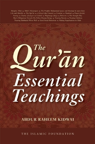 Book cover of The Qur'an: Essential Teachings by Abdur Raheem Kidwai