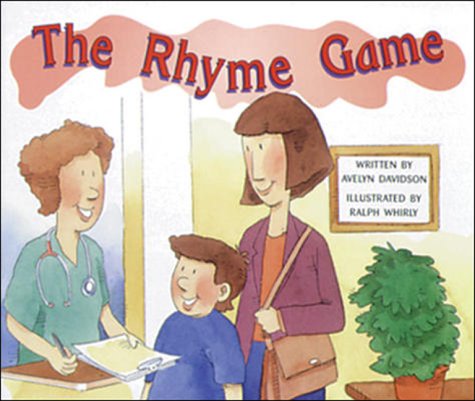 Book cover of The Rhyme Game: Set B Emergent Guided Readers by Avelyn Davidson
