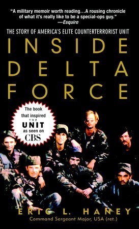 Book cover of Inside Delta Force: The Story of America's Elite Counterterrorist Unit by Eric L. Haney