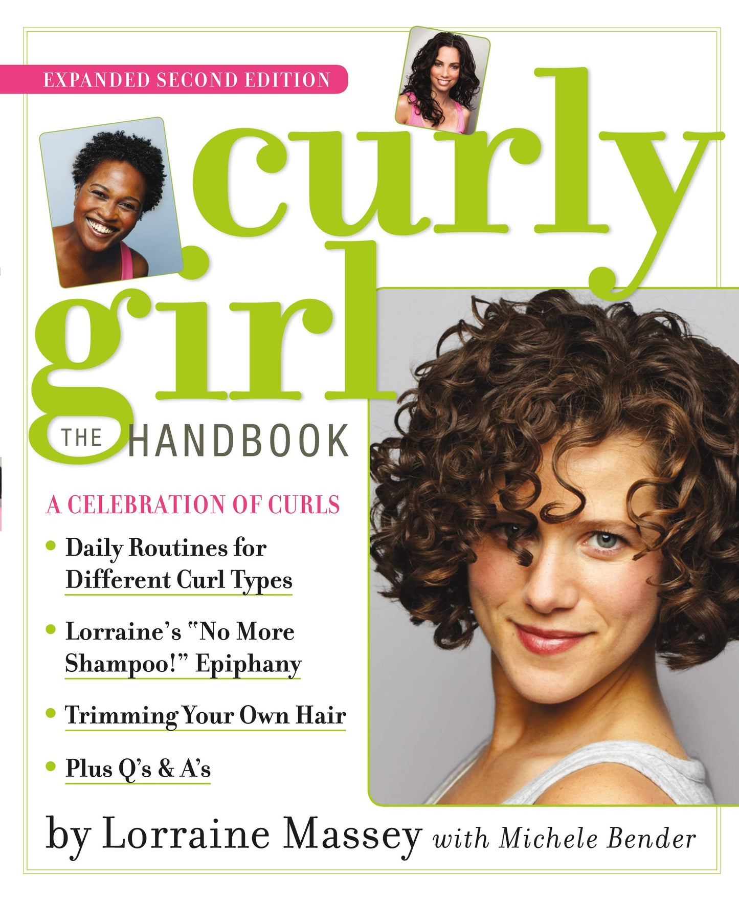 Book cover of Curly Girl: The Handbook by Lorraine Massey, Michele Bender (Primary Contributor), Deborah Chiel (Primary Contributor)