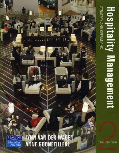 Book cover of Hospitality Management: Strategy & Operations by Lynn van der Wagen, Anne Goonetilleke