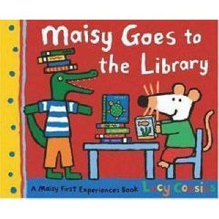Book cover of Maisy Goes to the Library by Lucy Cousins